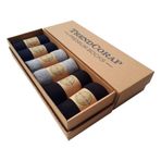 TrendCorap Premium Bambu Dikişsiz Mevsimlik Erkek Soket Çorap 6 lı Kutu (Siyah-Gri-Lacivert, 41-45)