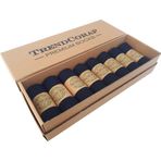Trendcorap Premium Dikişsiz Bambu Erkek Spor Bilek Patik Çorap 8 li Kutu (Lacivert, 41-45)