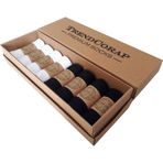 Trendcorap Premium Dikişsiz Bambu Kadın Spor Bilek Patik Çorap 8 li Kutu (Siyah-Beyaz, 35-41)