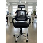 Trendcore Ergonomik Fileli Ofis Çalışma Koltuğu, Yönetici Koltuğu, Oyuncu Koltuğu, Metal Ayaklı - Siyah