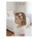 TrendCraft Papatyalı Glitter Payet 2’li Klips Toka