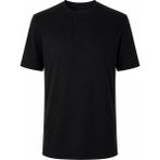 Trender Çizgili Jakar Siyah Erkek T-Shirt 4023 - XL