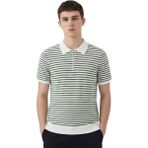 Trender Gipeli Waffle Yarım Fermuarlı Çizgili Erkek T-Shirt 4055 Nefti - XL