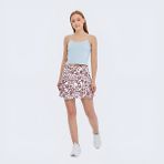 Trender Kadın Etek 6225 Sarmaşık Bordo - L