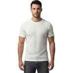 Trender Waffle O Yaka Erkek T-Shirt 2709 Ekru - Açık Ekru - XL