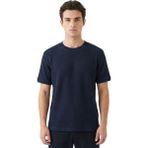 Trender Waffle O Yaka Erkek T-Shirt 2709 Indigo - İndigo - XL