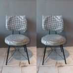 Trendevim Dora Sandalye Salon Mutfak Cafe Sandalye Retro Sandalye 2 Adet Fiyatıdır - Beyaz - Siyah