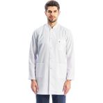 Trendform Hakim Yaka Doktor Laboratuvar Eczacı Hemşire Diş Hekimi Öğretmen Önlük - Beyaz