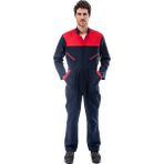 Trendform İşçi Tulumu / Tamirci Tulumu - Lacivert - Kırmızı - 3XL
