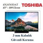 Trendglass Toshıba 43U6763DAT 43 İnç 109 Ekran LED LCD Tv Ekran Koruyucu Panel