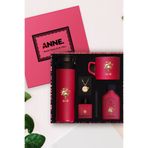 TrendHediye Premium Anneler Günü Hediye Kutusu – Cam Suluk, Fincan, Kolye, Koku Seti - Özel Kutu