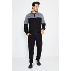 Trendhill Pamuklu Büyük Beden Erkek Eşofman Takımı 201513 - 2XL - Siyah