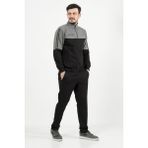 Trendhill Pamuklu Büyük Beden Erkek Eşofman Takımı 201513 - 7XL - Siyah