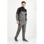Trendhill Pamuklu Büyük Beden Erkek Eşofman Takımı 201513 - 9XL - Antrasit