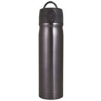 Trendix 500 Ml Çelik İçli Siyah Termos Matara