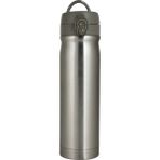 Trendix Çelik İçli Matara 500ml Metalik Gri Renk BPA İçermez Hafif ve Taşınabilir