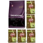 Trendline Dog Biftekli Kuru Köpek Maması 15 kg ve Enjoy Tavuk Etli Yetişkin 5x1 kg Kuru Kedi Maması