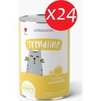 Trendline Trendlıne Konserve Sos Içinde Et Parçacıklı Tavuklu Yetişkin Kedi Maması 400 G*24 Adet