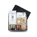 Trendmiya 2'li Kupa & Mum & 2'li Ayıcık Anahtarlık & 250gr Kahve Premium Hediye Seti