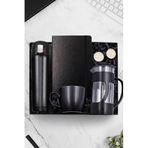 Trendmiya 500 Ml Kilitli Çelik Termos Ve French Press Ve Defter Ve Kupa Ve 2 Adet Mum