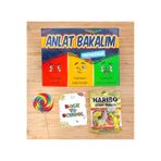 Trendmiya Anlat Bakalım Oyunu & Jelibon & Gökkuşağı Şeker Mini Hediye