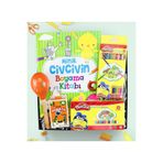 Trendmiya Boyama Kitabı & Play-Doh Pastel Boya & 12'li Boya Kalemi & Mini Dedektif Oyunu & Marakas Hediye Seti