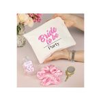 Trendmiya Bride Ham Bez Çanta & 30 ml Kolonya & Saten Toka & Peri Ayna Bride To Be Hediyelik Set
