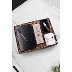 Trendmiya Defter & Metalik Roller Kalem & Rebul Erkek Kolonyası & Baskılı Kupa Bardak & Anahtarlık Hediye Seti