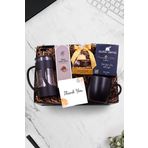 Trendmiya French Press & Siyah Kupa & Erkek Kolonyası & Alerya Filtre Kahve & Godiva Çikolata Hediye Seti