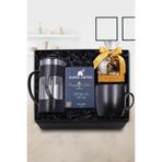 Trendmiya French Press & Siyah Mat Kupa & Alerya Premium Filtre Kahve & Godiva Napoliten Çikolata Hediye Seti