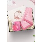 Trendmiya Ham Bez El Çantası & Pembe Tasarım Fular & Wish Of Love Parfüm Kadına Hediye Seti