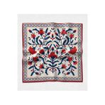 Trendmiya Kırmızı Motif Desenli Fular