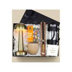 Trendmiya Masa Lambası & Kupa & Çubuk Tütsü & Filtre Kahve & French Press Premium Hediye Seti