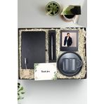 Trendmiya Siyah Defter & Roller Kalem & Not Tutucu & Türk Kahvesi Fincanı & İnstagram Çerçeve Hediye Seti