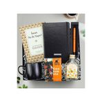 Trendmiya Tolstoy İnsan Ne İle Yaşar & Defter & Kalem & Guatemala Filtre Kahve & Kupa & Kolonya Hediye Seti