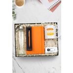 Trendmiya Turuncu Defter & Touch Pen & Kupa & Cam Matara & Usb Bellek Hediye Seti