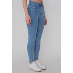 TRENDNATUREL Elena Full Likralı Kışlık Kalın Kumaş Açık Mavi Skinny Jean Pantolon-beden Tablomuza Bakınız