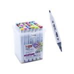Trendnova Art Çift Taraflı Art Marker Kalem Seti 36'lı Set - Mor