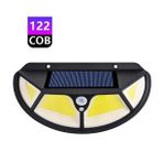 Trendpoint 122 Ledli Oval COB Led Solar Güneş Enerjili Bahçe Lambası Hareket Sensörlü Şarj Olabilen