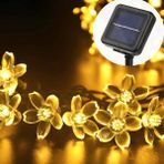 Trendpoint 20 Ledli Solar Çiçekli Gün Işığı Bahçe Aydınlatma Dekorasyon Güneş Enerjili