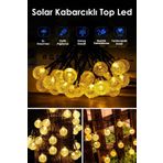 Trendpoint 20 Toplu Sarı Işık Solar Kristal Led Modlu Balkon Dekorasyon Bahçe Aydınlatma Güneş Enerji