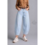 Trendrift Store Yüksek Bel Kar Yıkama Baggy Jean Kot Pantolon - Deri Kemer Hediyeli