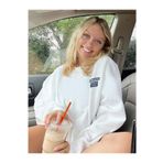 Trendseninle Dreaming Baskılı Beyaz Bisiklet Yaka Kadın Sweatshirt
