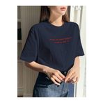 Trendseninle Zero In Your Target Baskılı Laci Oversize Kadın T-shirt