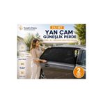trends's choice 2 Adet Araç Yan Cam Güneşlik Perde | UV Korumalı Esnek Oto Cam Gölgelik Oto Yan Cam Perde