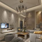 Trendstyle 4s Mdf Tv Ünitesi ve Orta Sehpa 2'li Set - Pera - Beyaz