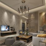 Trendstyle 4s Mdf Tv Ünitesi ve Orta Sehpa 2'li Set - Pera - Siyah