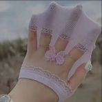 Trendy Chic Fiyonk Detaylı Tül Babet Çorap - 36 - 40 - Mor