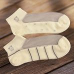 Trendy Chic Üzeri Tül Beyaz Ikili Kadın Babet Çorap - 36 - 40