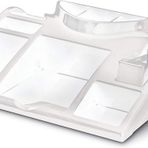 Trendy Desk Organizer Masa Seti (Masa Üstü Kalemlik Notluk Seti) Şeffaf